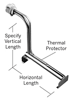 DL Series, Derated Metal L-Shaped Heaters